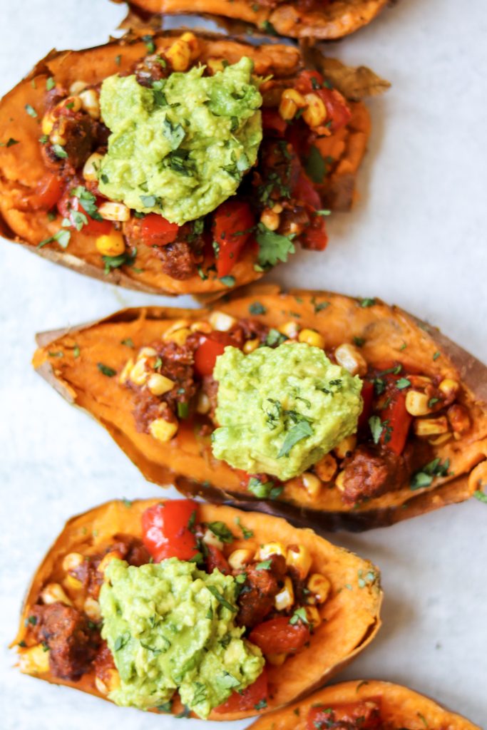 mexican stuffed sweet potato high fiber diet