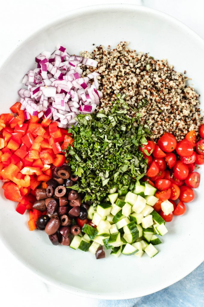 Mediterranean Quinoa Salad - Daisybeet