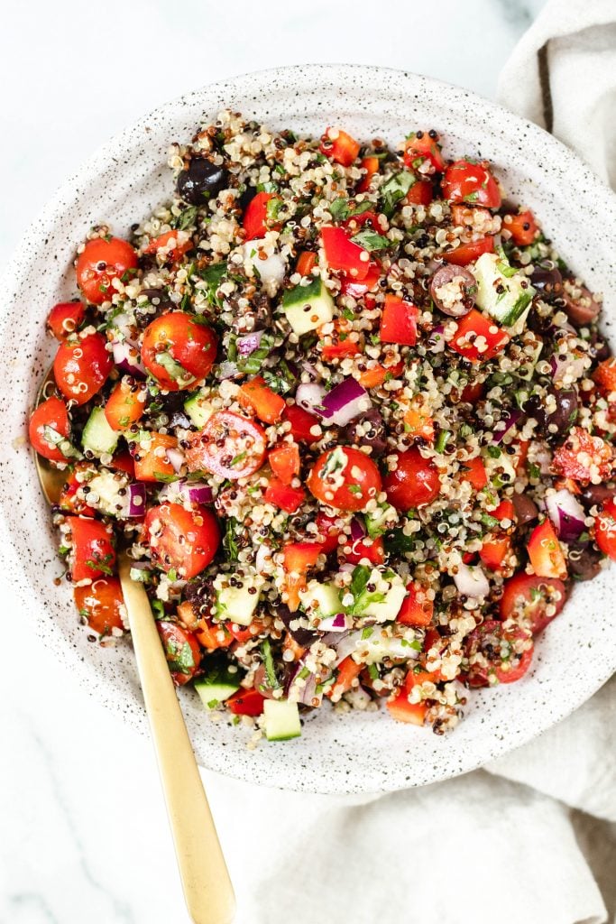 Mediterranean Quinoa Salad - Daisybeet
