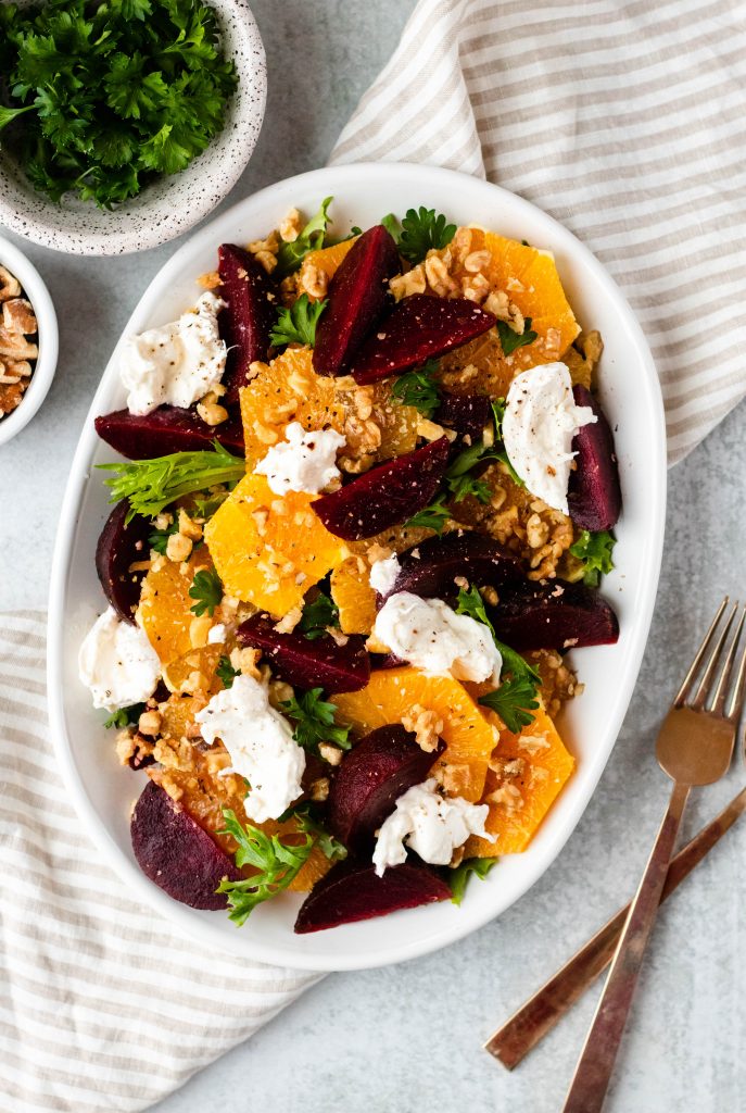 Citrus, Beet, and Burrata Salad (Gluten Free) - Daisybeet
