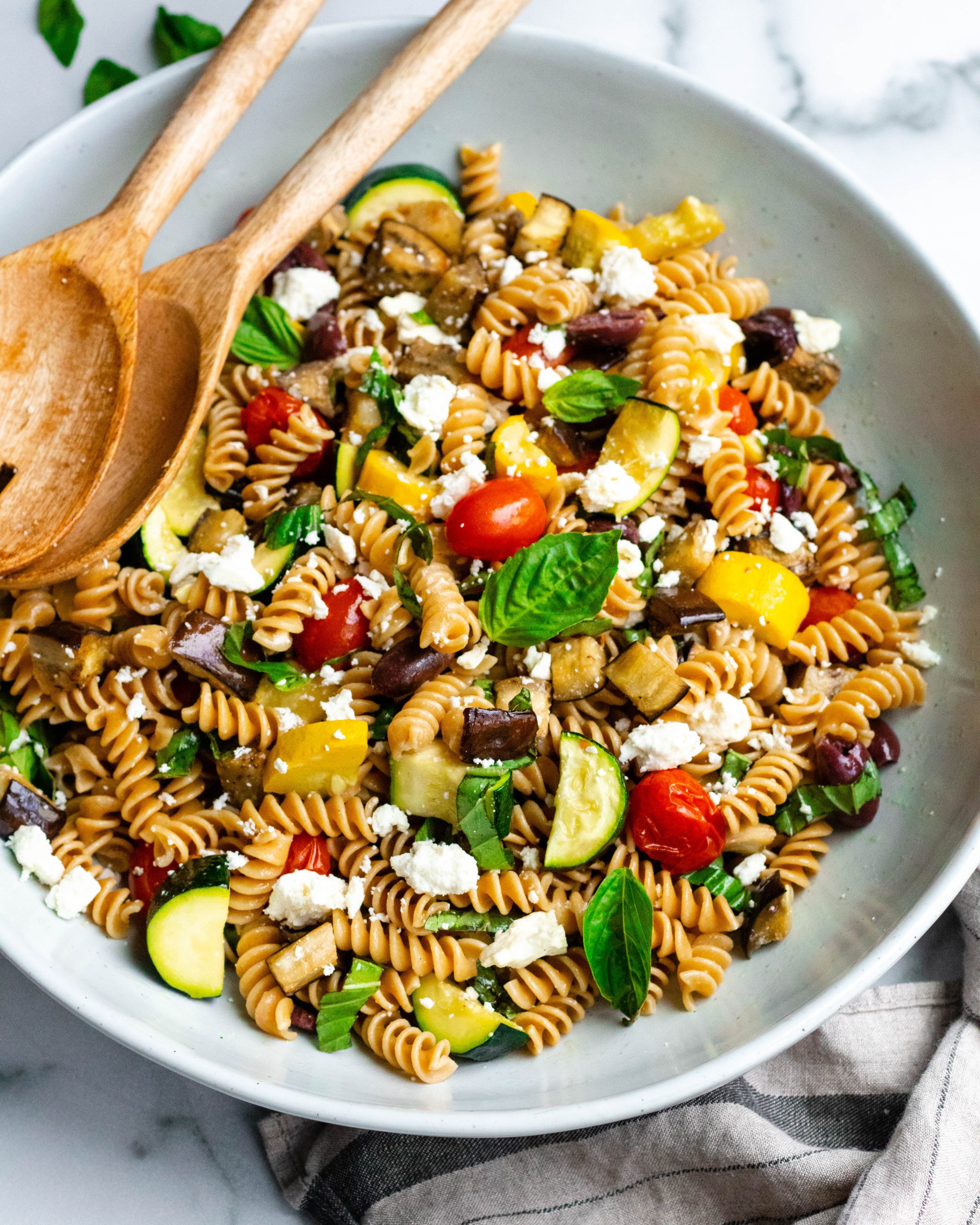 Healthy Roasted Vegetable Pasta Salad • Daisybeet