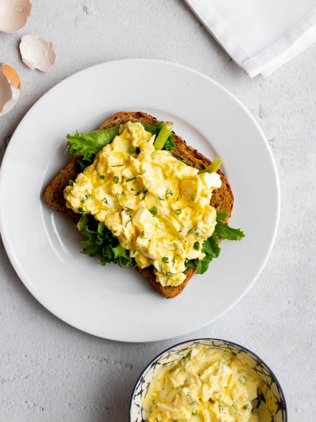 egg salad recipe without mayo