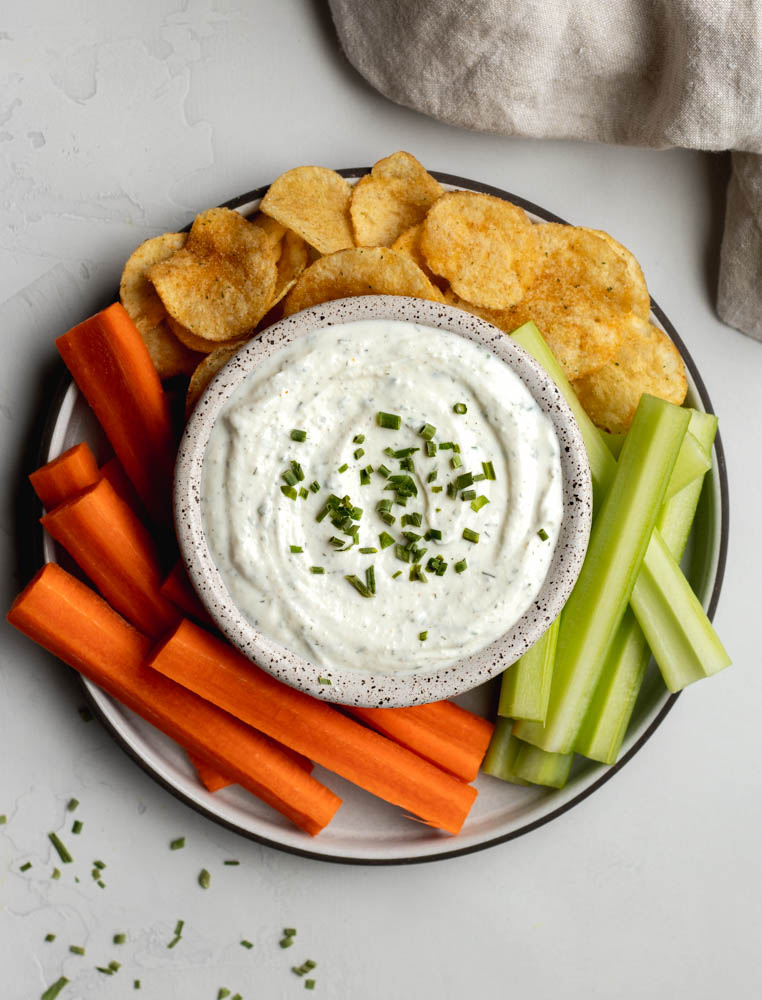 5Minute Thick Greek Yogurt Ranch Dip • Daisybeet
