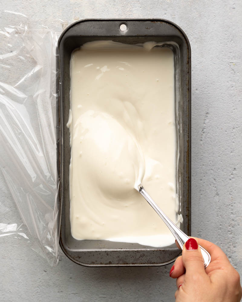 3Ingredient Homemade Frozen Greek Yogurt • Daisybeet