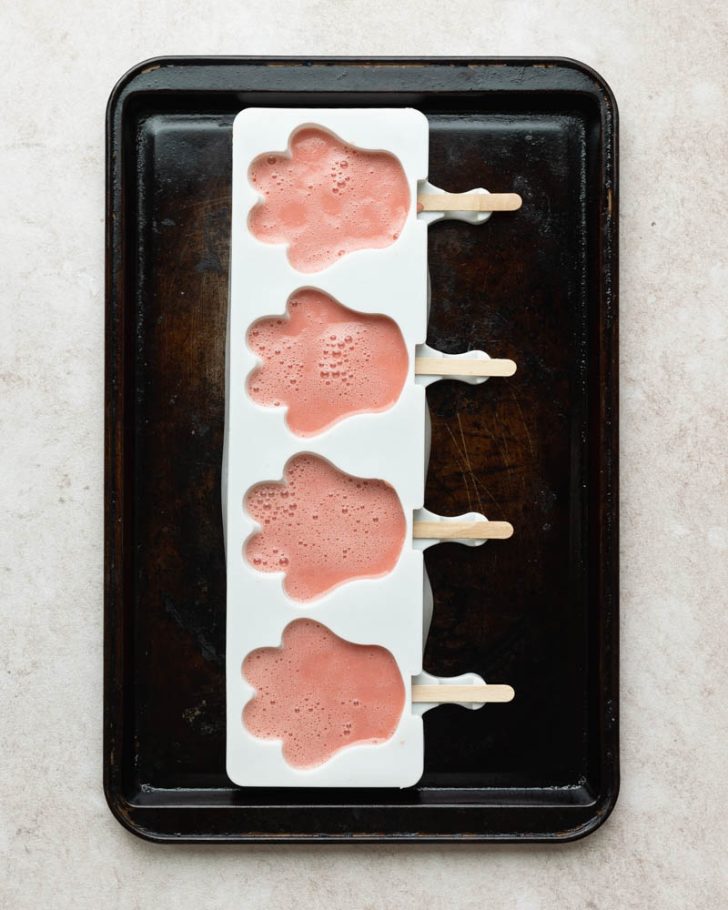 Watermelon Pupsicles {Frozen Dog Treats} - Belly Full