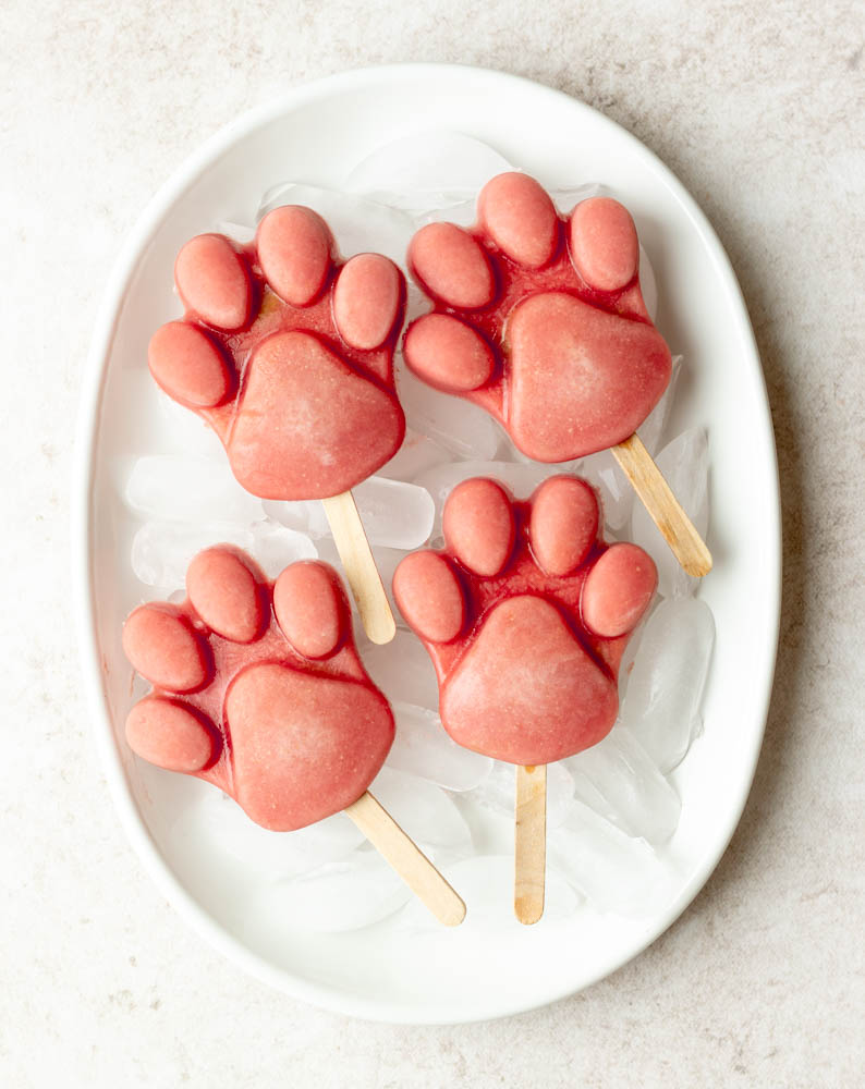 Watermelon Pupsicles {Frozen Dog Treats} - Belly Full