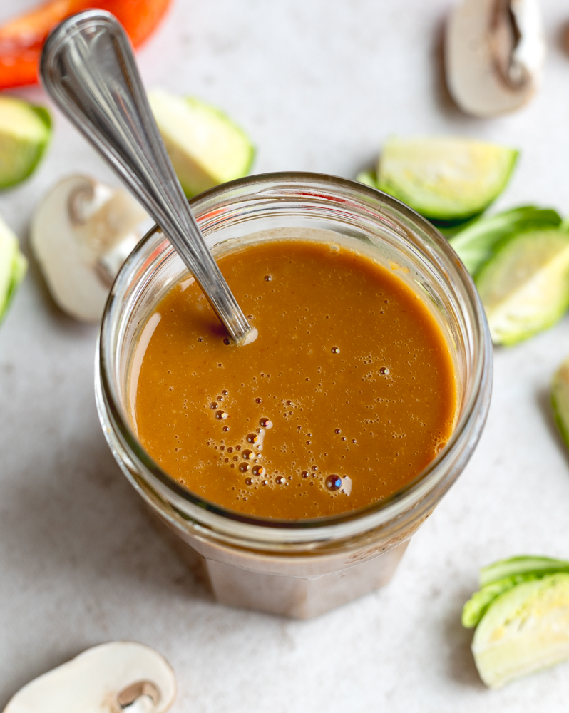 Quick Vegan Stir Fry Sauce with Tahini • Daisybeet