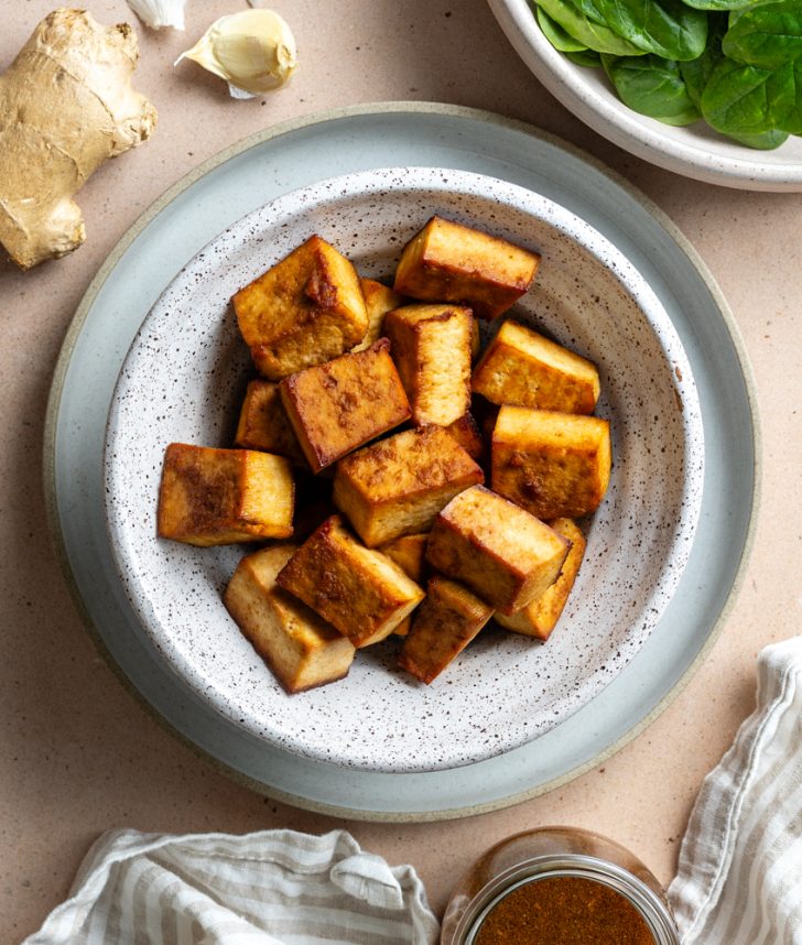 Baked Extra Firm Tofu with Miso Soy Marinade • Daisybeet